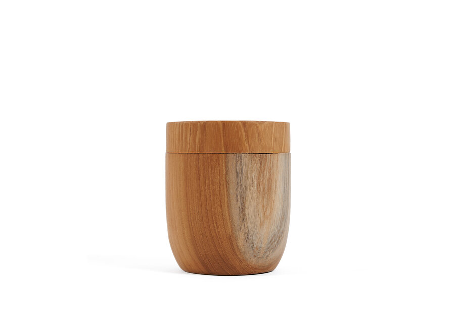 Das Teak Root Gefäß Niedrig - M