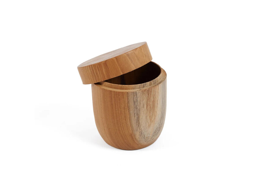 De Teak Root Pot Laag - M