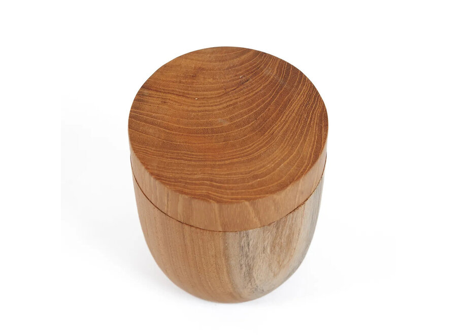 De Teak Root Pot Laag - M