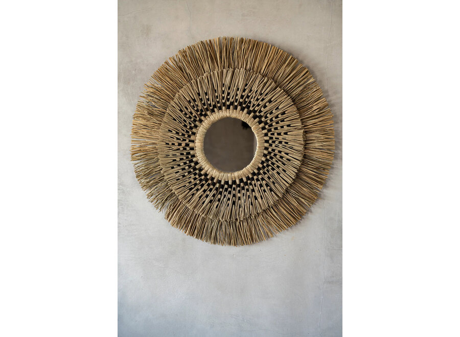 The Havana Mirror - Natural Black - L