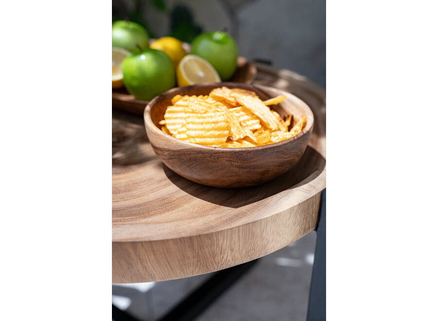 Die Teak Root Snackschale - S
