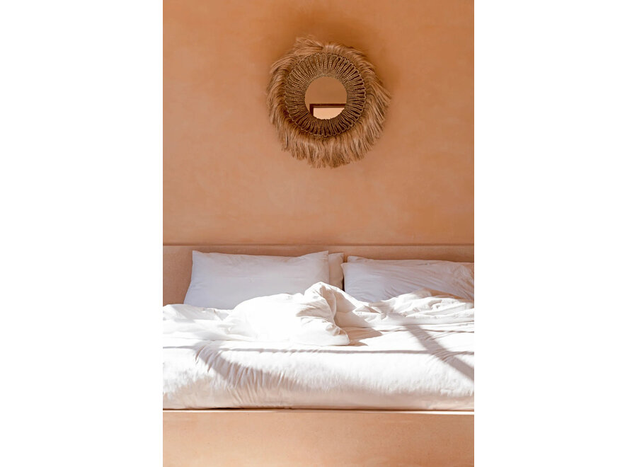 The Abaca Solomon Mirror - Natural