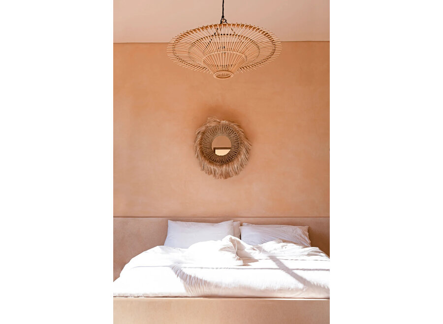 The Abaca Solomon Mirror - Natural