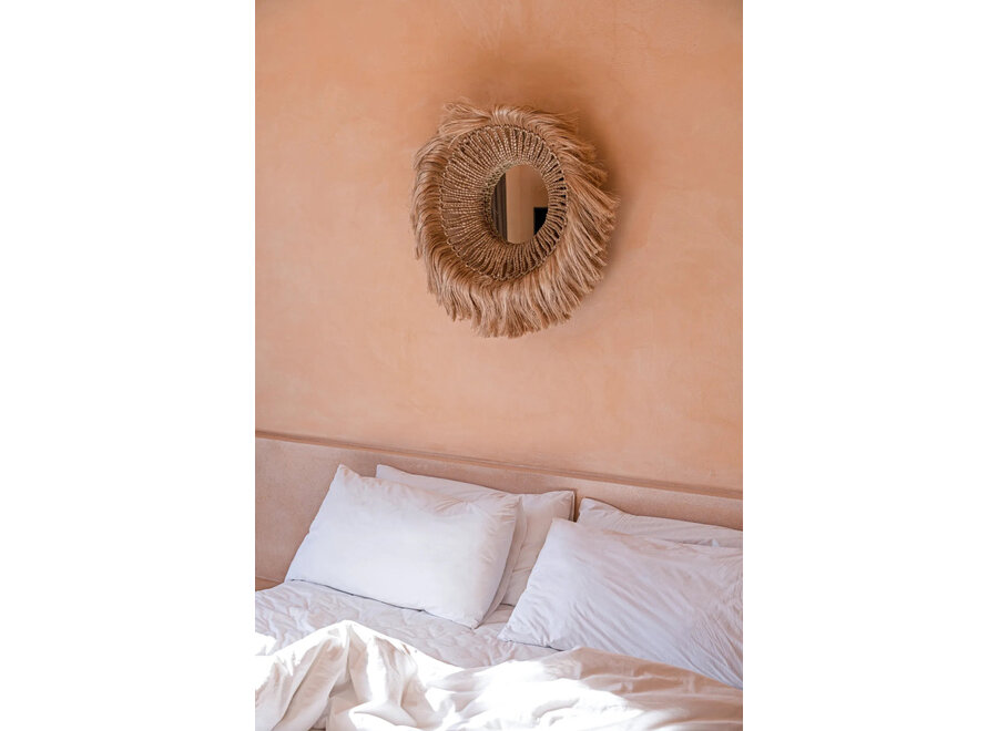 The Abaca Solomon Mirror - Natural