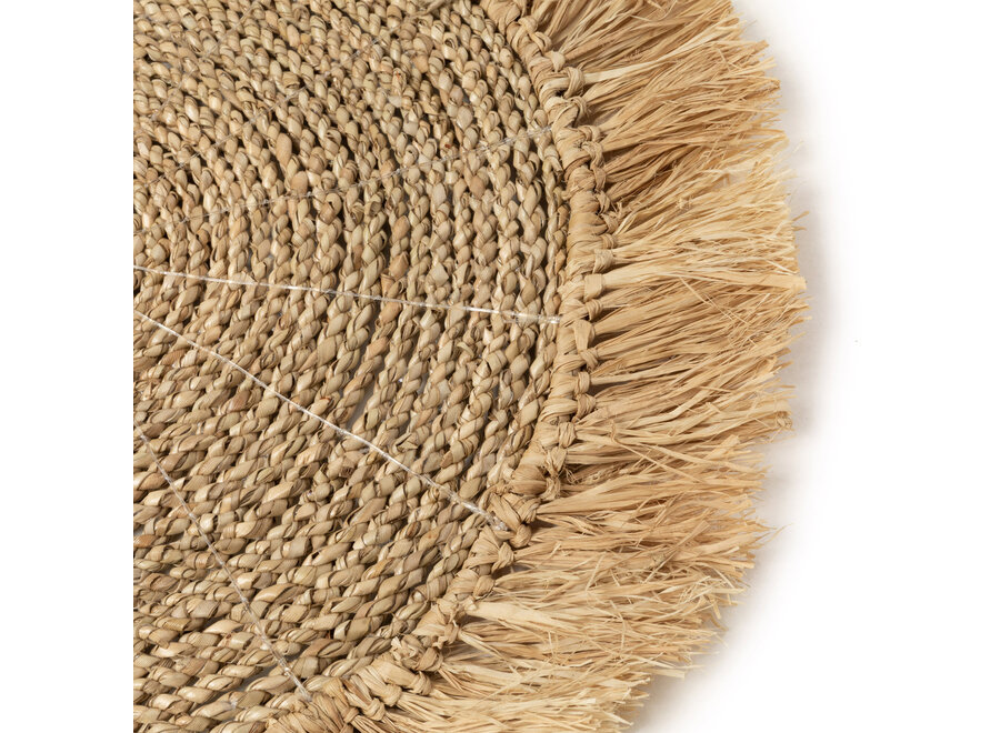 El Mantel Individual Seagrass Raffia - Natural