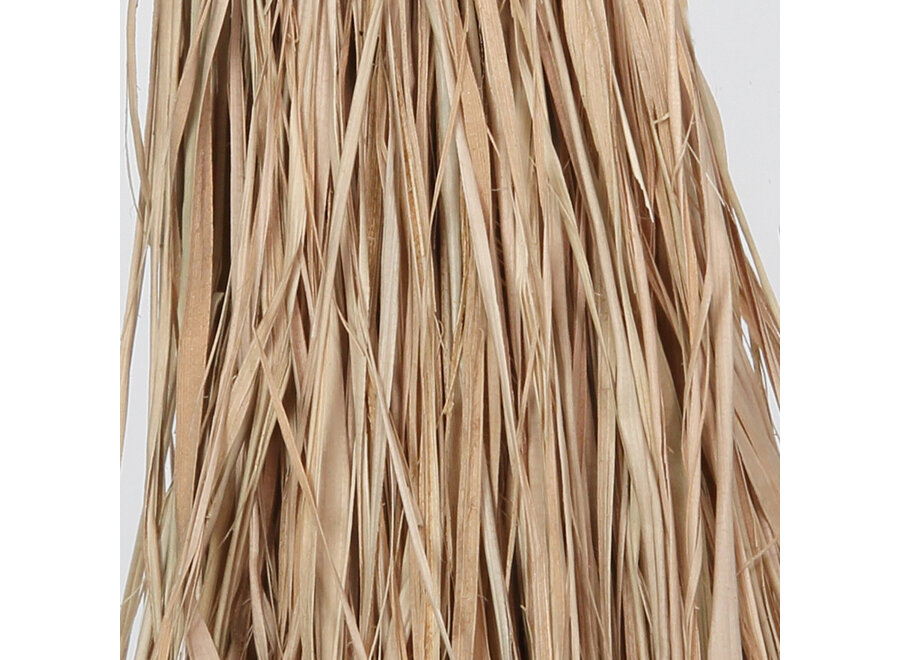 De Raffia Cowrie Shell Sleutelhanger