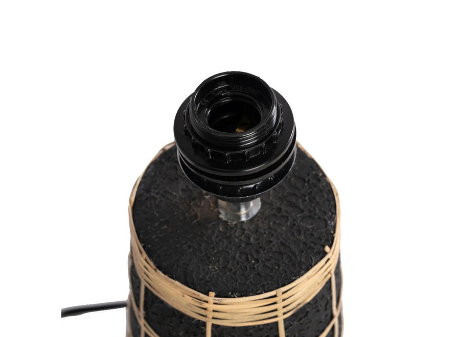 The Naxos Table Lamp - Black Natural