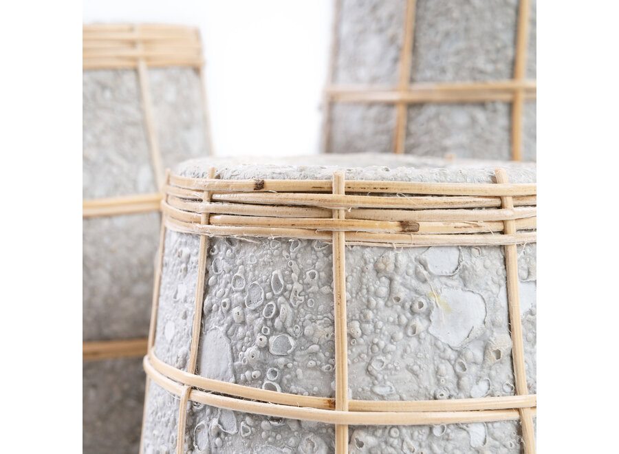 Die Cutie Vase - Beton Natur - S