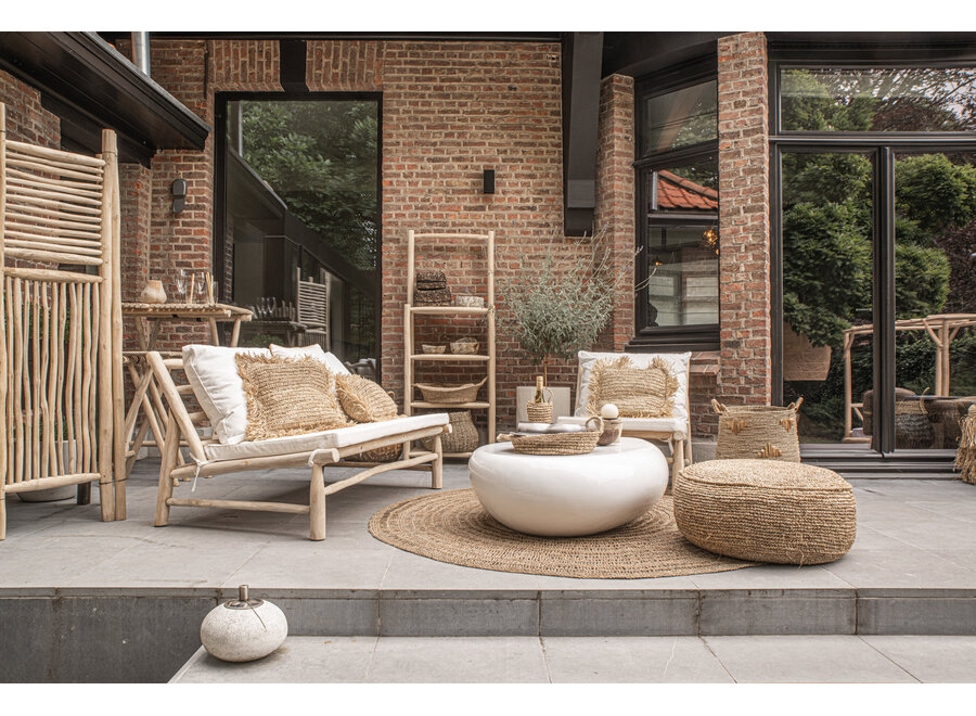 Il Pouf In Rafia Flores - Naturale