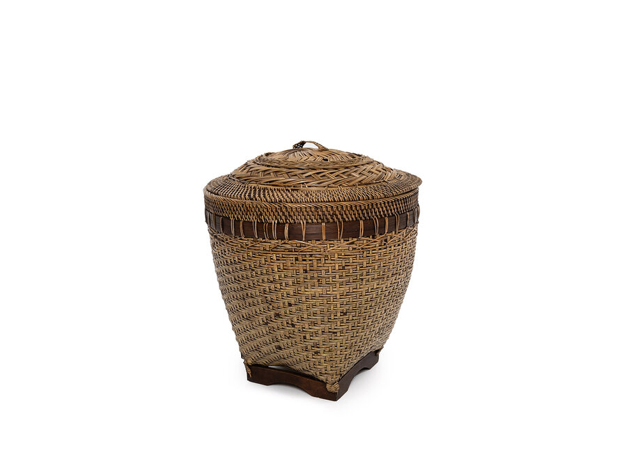 The Colonial Storage Basket - Natural Brown - M