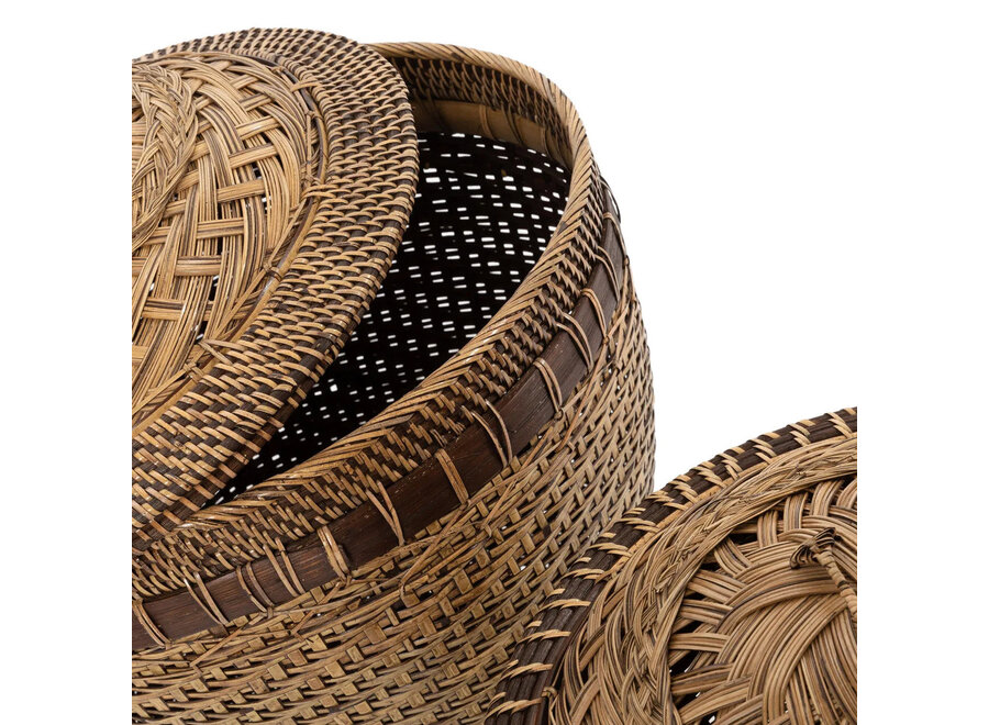 Il Cestino Colonial Storage - Naturale Marrone - M