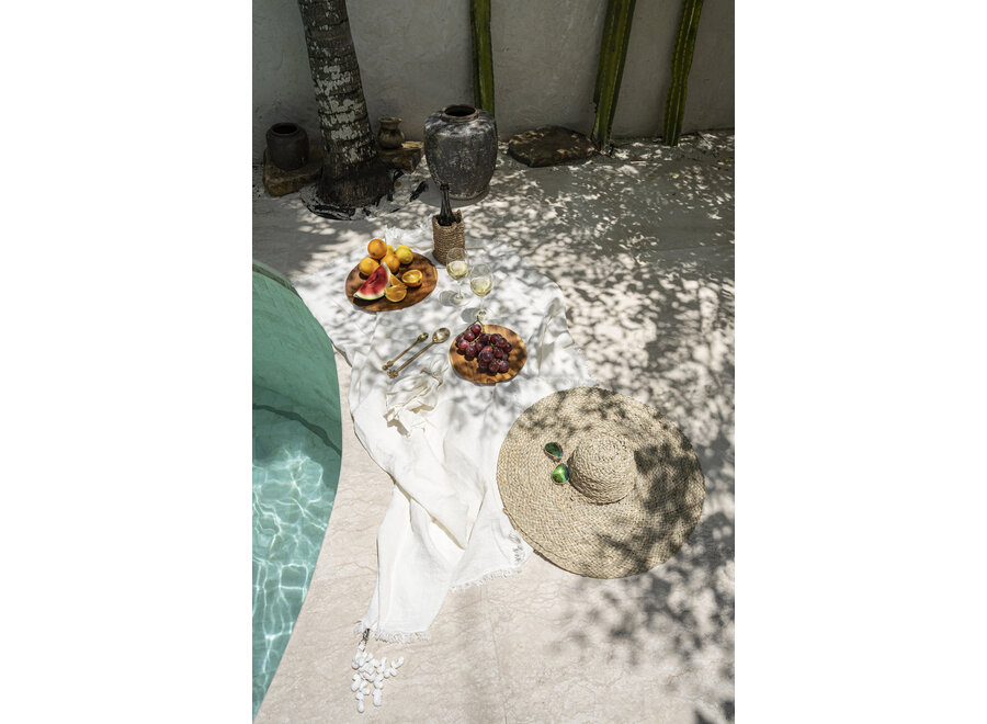 La Tovaglia Di Lino - Bianco - 180x300