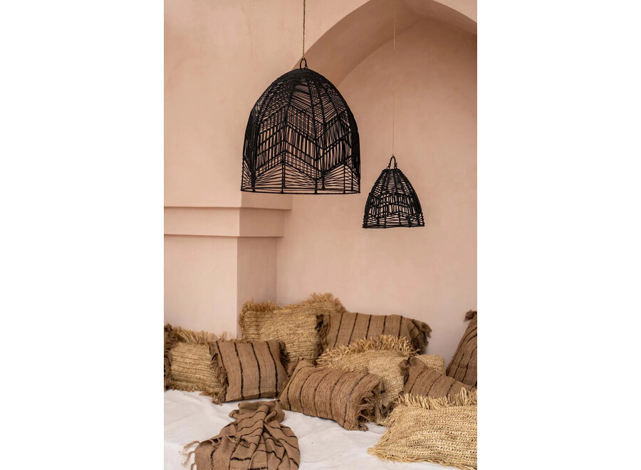 La Housse De Coussin Raffia Carré - Naturel - 60x60