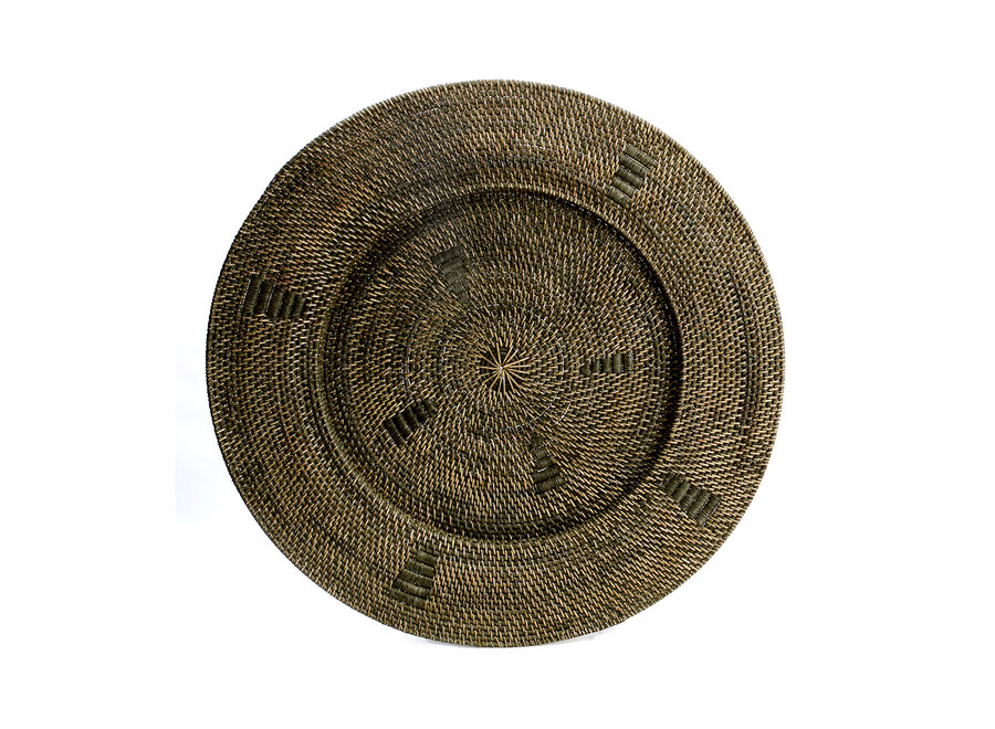 The Jasmine Plate - Brown - XL