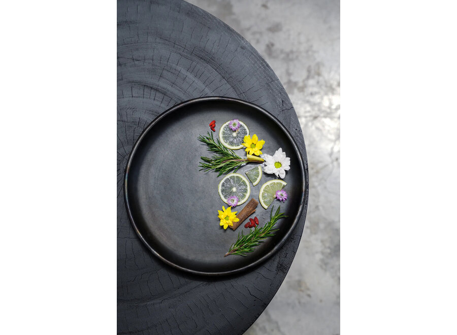 El Plato Clásico Quemado - Negro - L