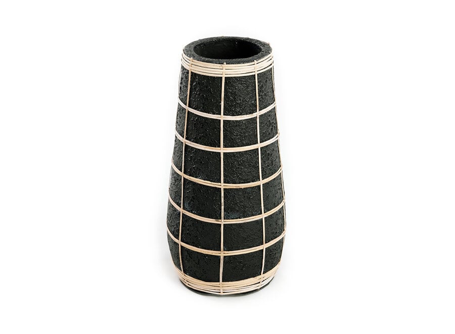 Le Vase Cutie - Noir Naturel - L