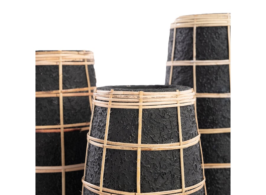 Il Vaso Cutie - Nero Naturale - L