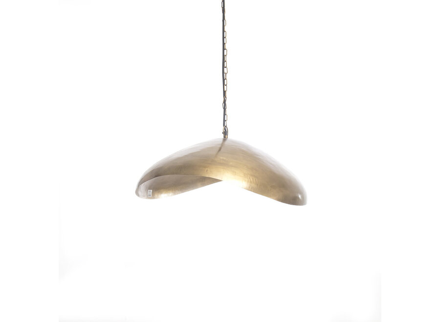 The Fortune Cookie Pendant - Brass - XL