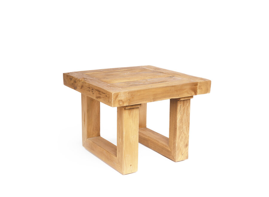 Il Tavolino In Teak Recuperato - Naturale