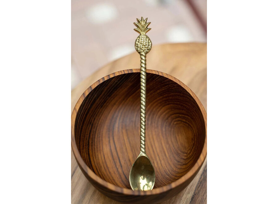 De Teak Root Salade Kom - S