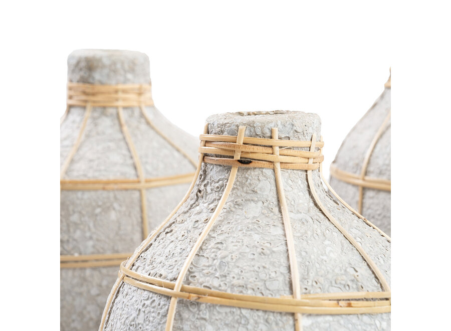 Die Whoopy Vase - Betongrau Natur - L