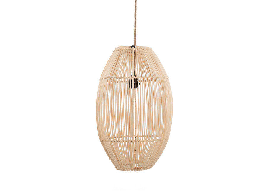 La Lampada a Sospensione Zuri - Naturale - M