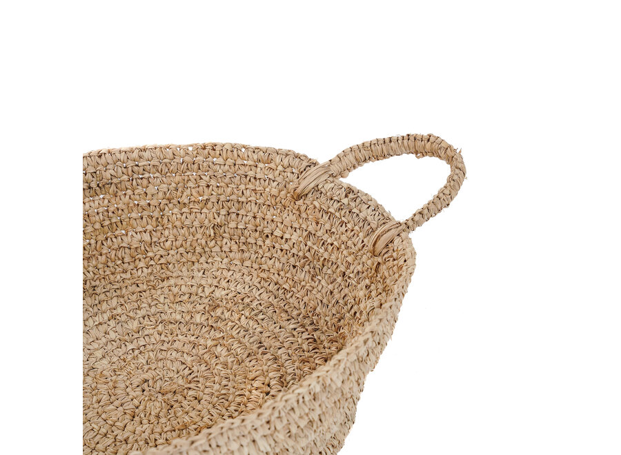 De Raffia Mand - Naturel - M