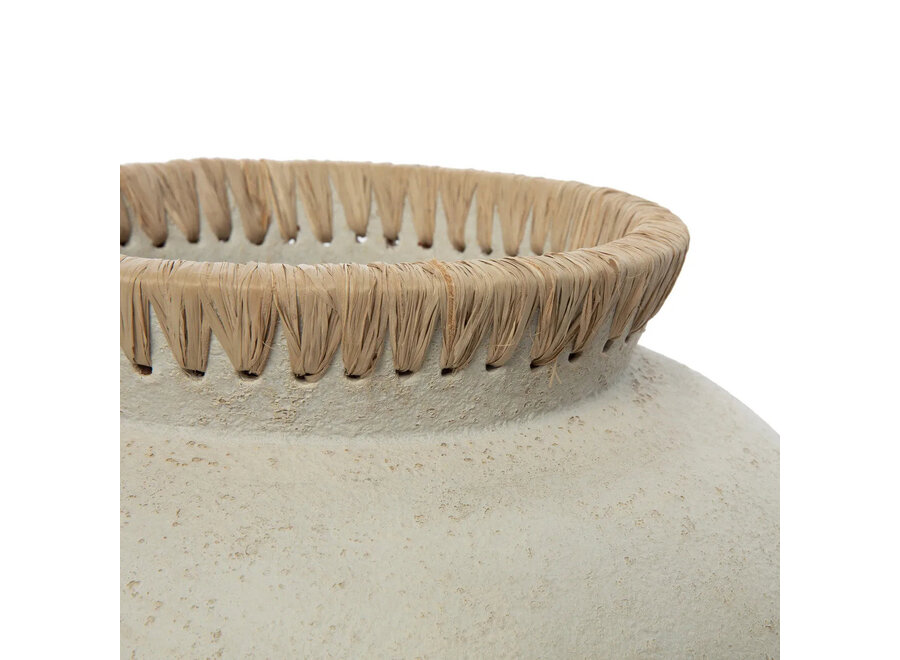 Die Styly Vase - Betongrau Natur - L