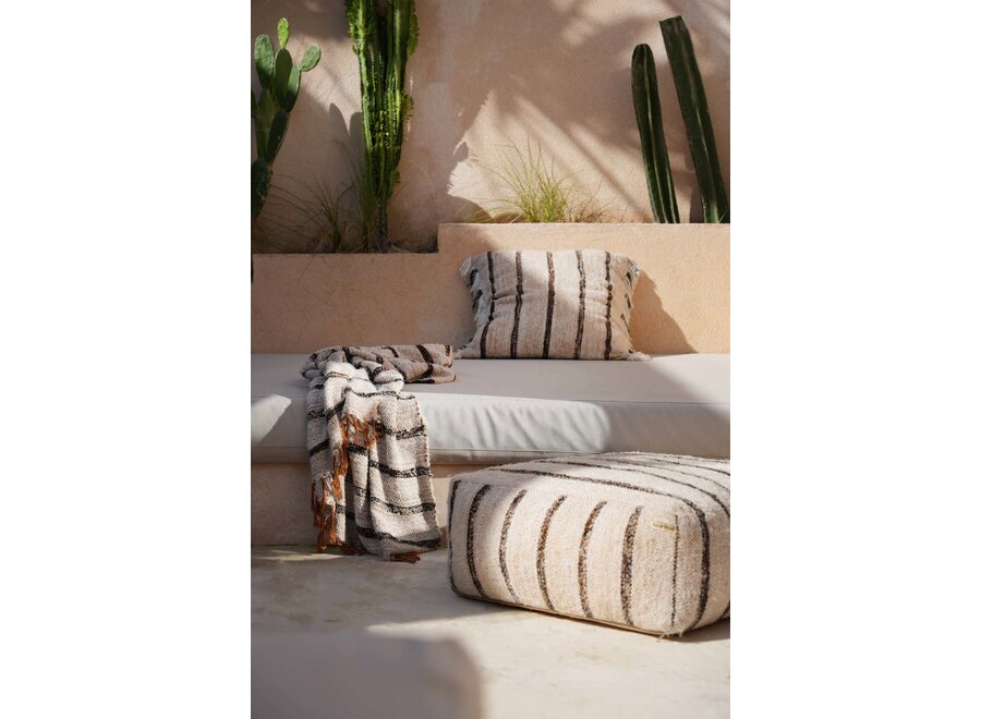 Funda De Cojín Oh My Gee - Blanco Bohemio - 60x60