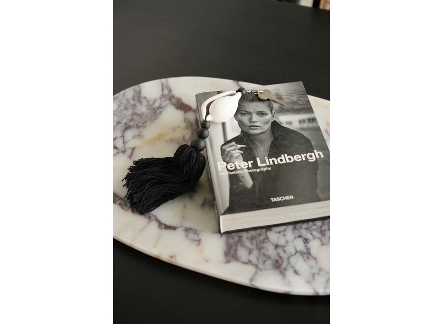 The Togian Keychain - Black White