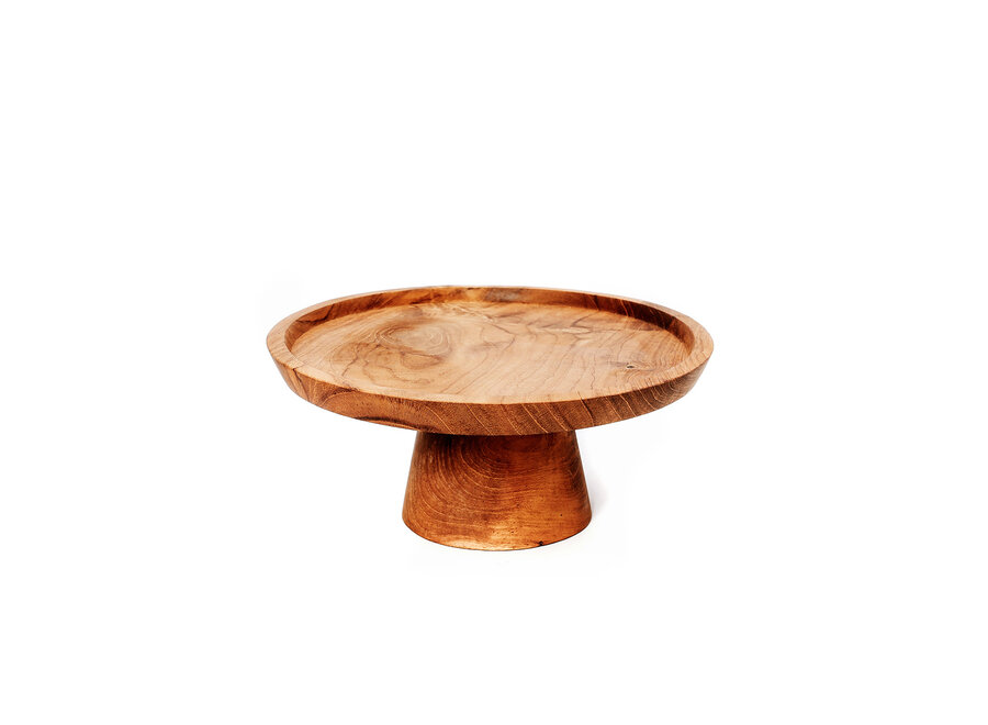 De Teak Root Taartplateau - S