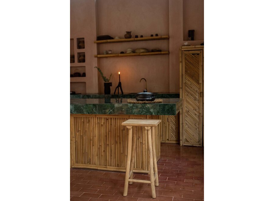 The Island Bar Stool - Natural