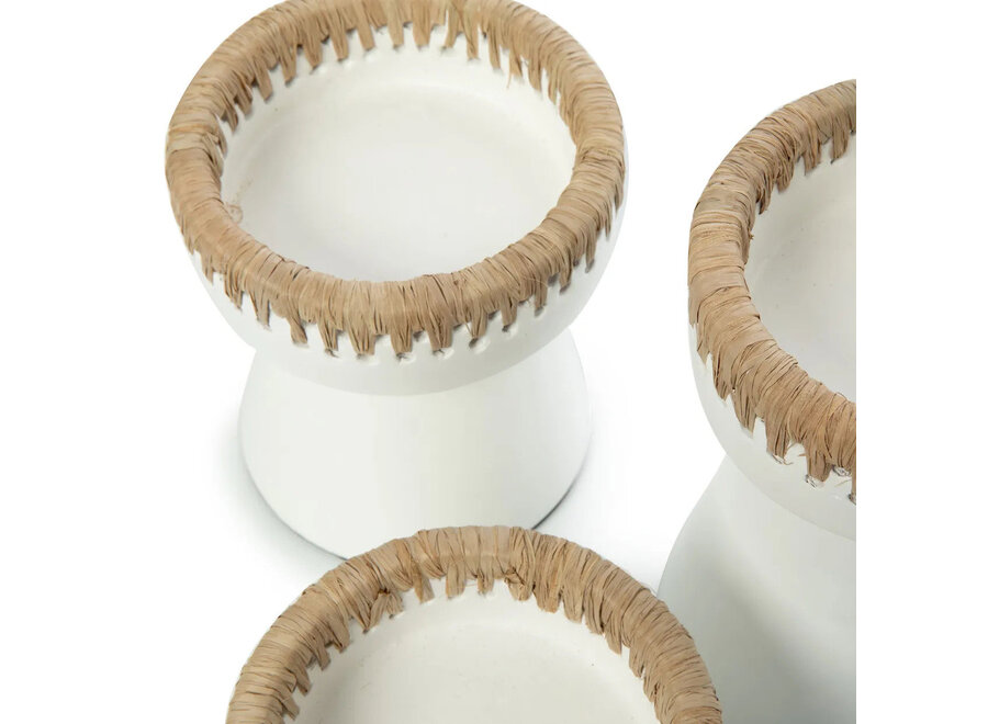 The Pretty Candle Holder - White Natural - S