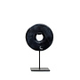 Le Disque en Marbre sur Support - Noir - S