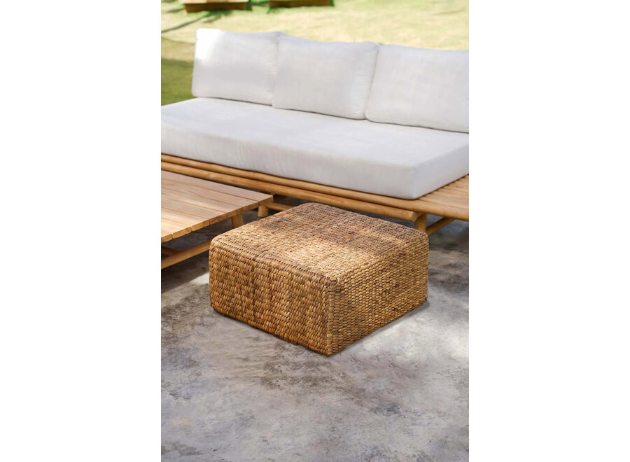 Pouf Quadrato Giacinto - Naturale - M