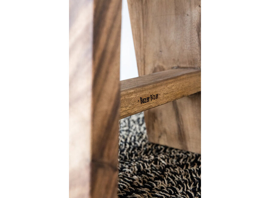 Het Seagrass Tapijt - Naturel Zwart - 100