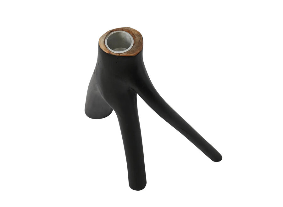 Le Bougeoir Triple Twig - Noir