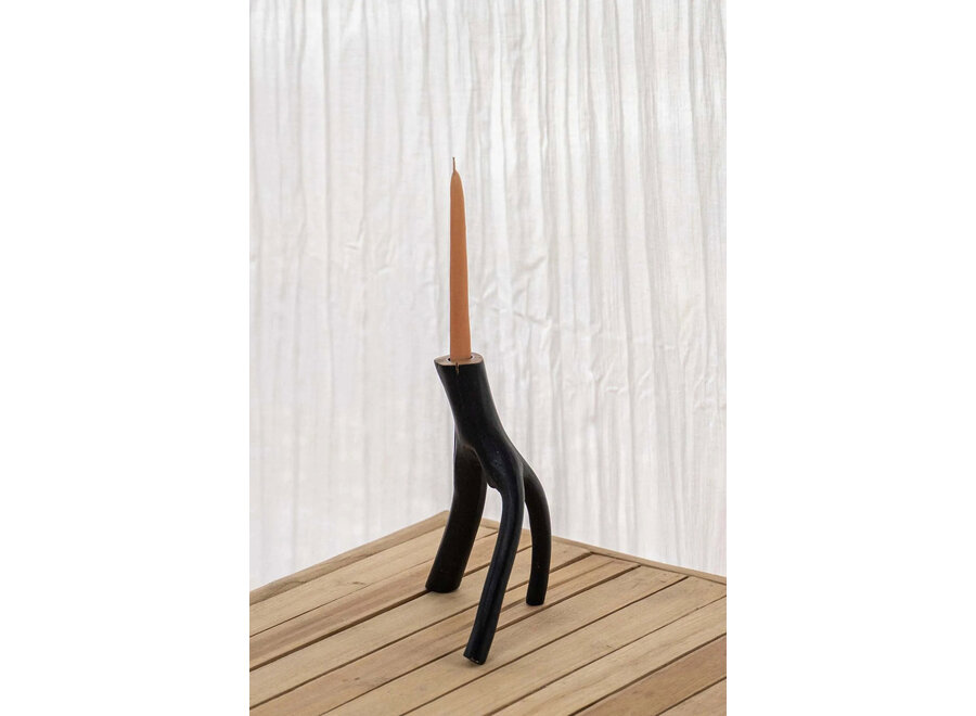 Le Bougeoir Triple Twig - Noir