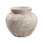 Die Belly Vase - Betongrau Natur - L