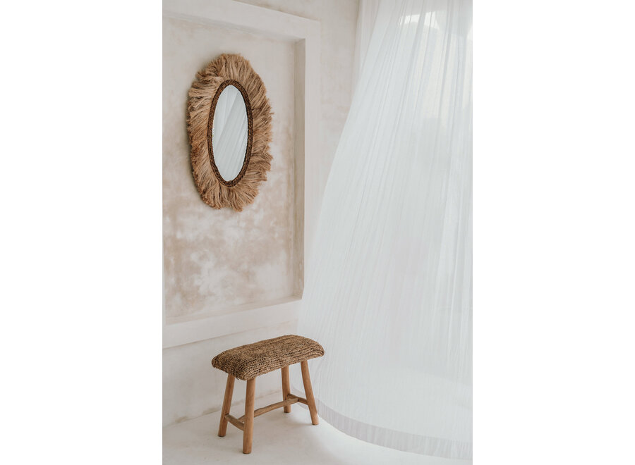 The Raffia Bench - Natural