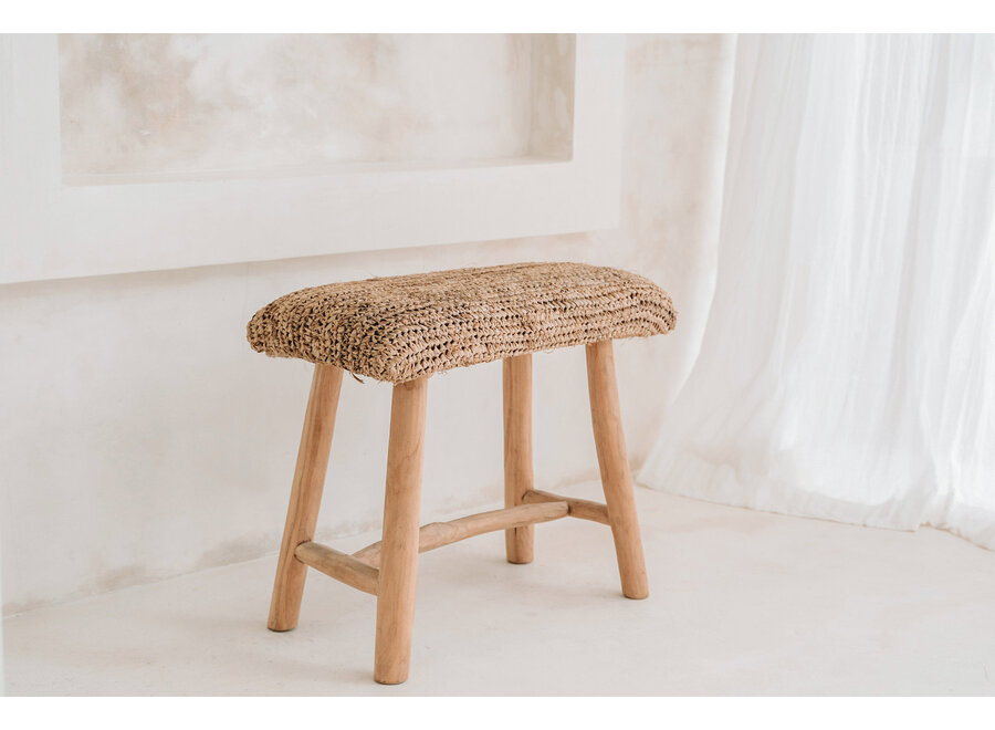 De Raffia Bank - Naturel