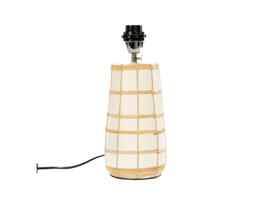 Die Molokai Tischlampe - Weiß Natur