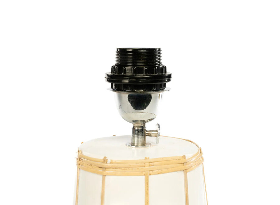 Die Molokai Tischlampe - Weiß Natur