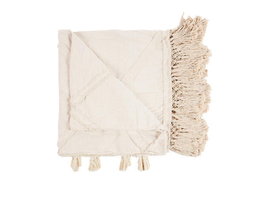 The Berber Bed Throw - Natural