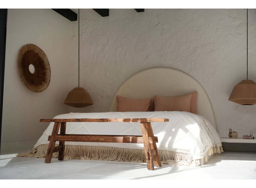 De Berber Bedsprei - Naturel