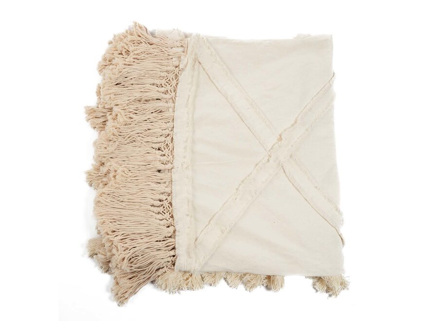 The Berber Bed Throw - Natural