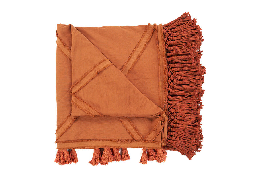 Il Copriletto Berber - Terracotta