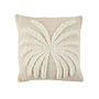 The Isla Palm Cushion Cover - Natural White