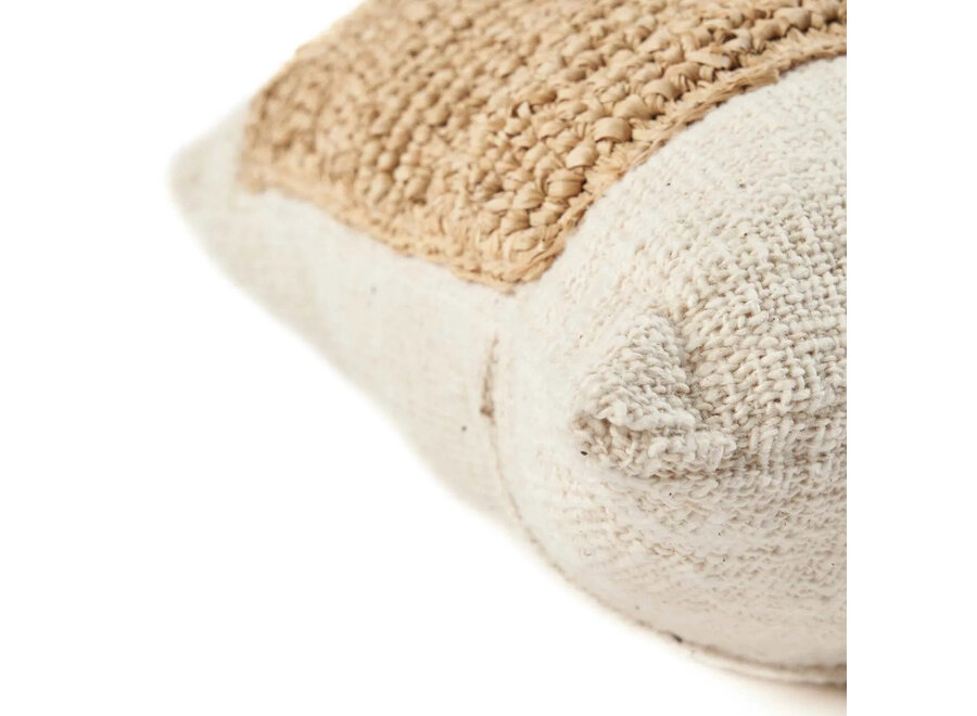 Der Raffia Stamp Kissenbezug - Natur