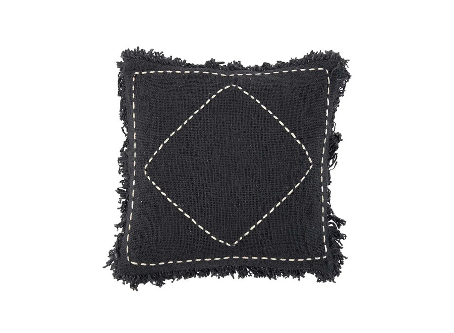 Copricuscino Kasbah - Nero Bianco